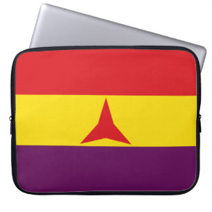 International Brigades Flag (Spanish Civil War) Laptop Sleeve