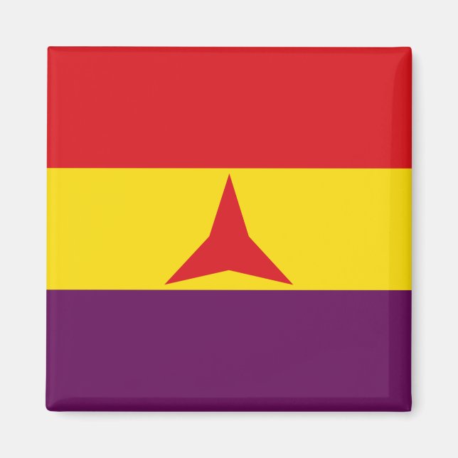 International Brigades Flag (Spanish Civil War) Magnet (Front)