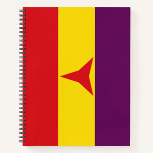 International Brigades Flag (Spanish Civil War) Notebook
