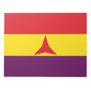 International Brigades Flag (Spanish Civil War) Notepad