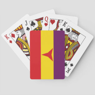 International Brigades Flag (Spanish Civil War) Playing Cards