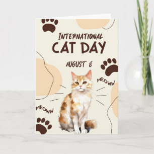 International Cat Day  Card