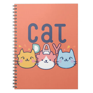 International Cat Day Notebook