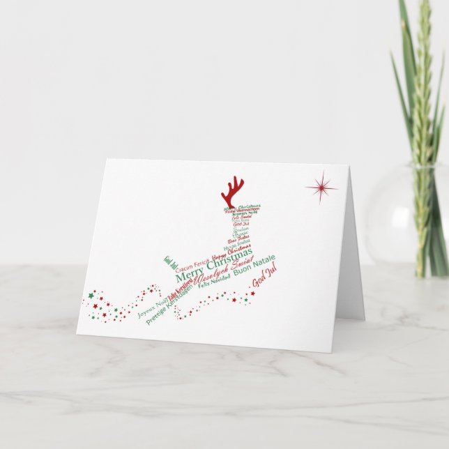 International Christmas Greeting Card (Front)