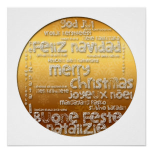 International Christmas Greeting Perfect poster