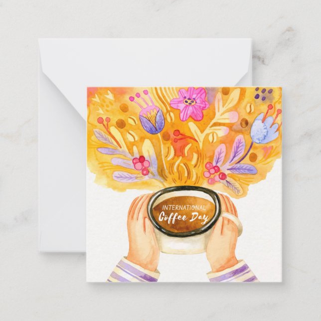 International Coffee Day+ Card (Front)
