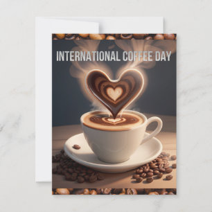 International Coffee Day Card