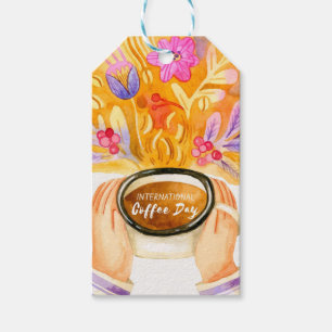 International Coffee Day Gift Tags