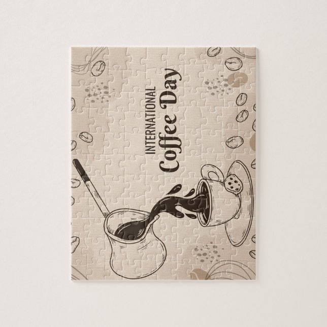 International Coffee Day+ Jigsaw Puzzle (Vertical)