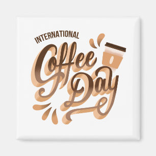 International Coffee Day Magnet