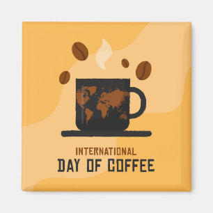 International Coffee Day Magnet