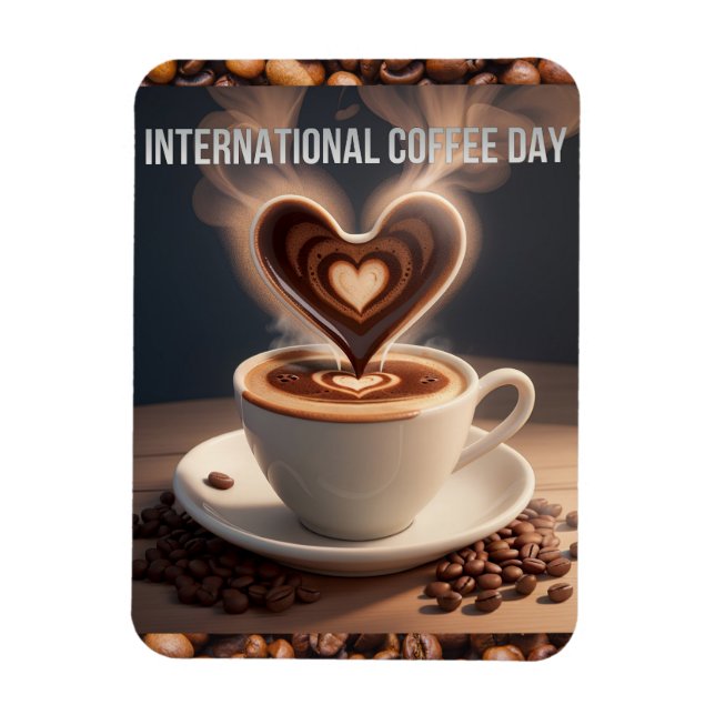 International Coffee Day Magnet (Vertical)