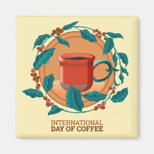 International Coffee Day Magnet
