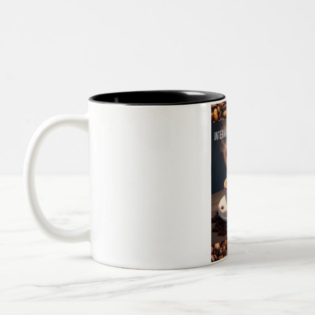 International Coffee Day Two-Tone Coffee Mug (Left)
