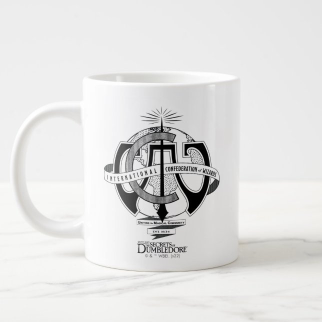 International Confederation of Wizards Logo Large Coffee Mug (Left)