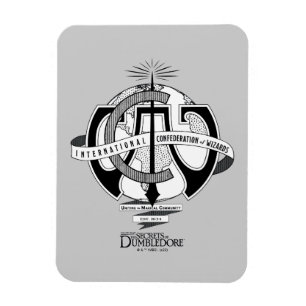 International Confederation of Wizards Logo Magnet
