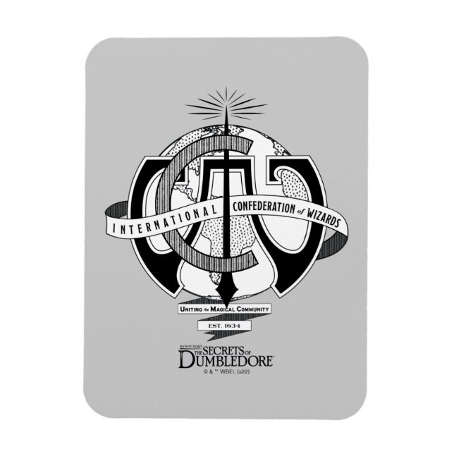International Confederation of Wizards Logo Magnet (Vertical)