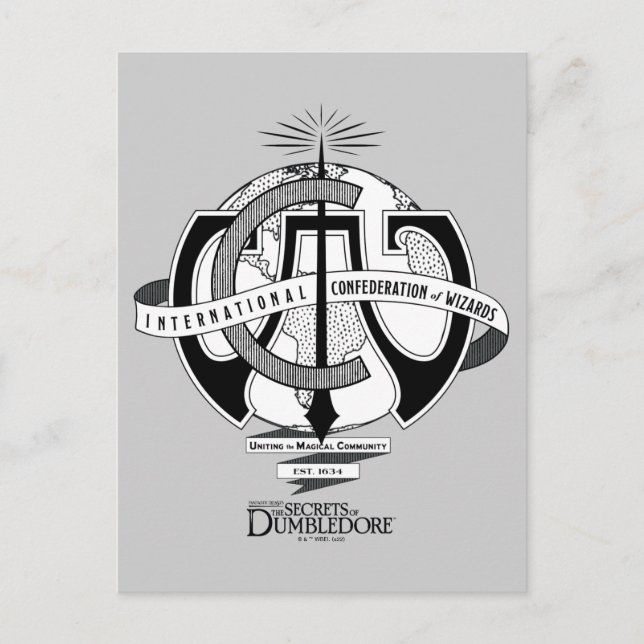 International Confederation of Wizards Logo Postcard (Front)