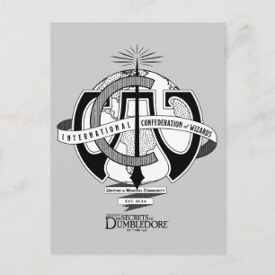 International Confederation of Wizards Logo Postcard