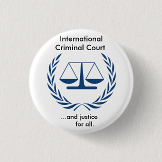International Criminal Court Series 3 Cm Round Badge
