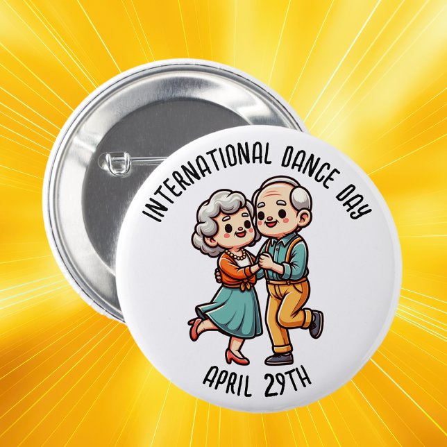 International Dance Day | April 29th 6 Cm Round Badge (Creator Uploaded)