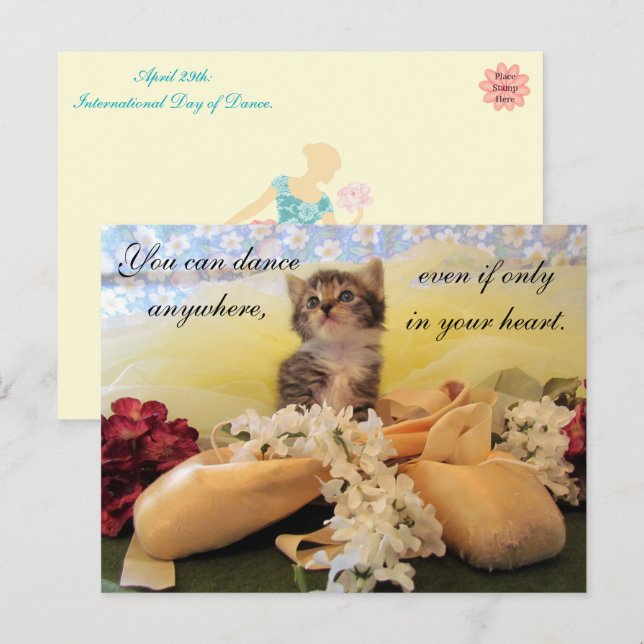 International Dance Day - April 29th - Postcard (Front/Back)