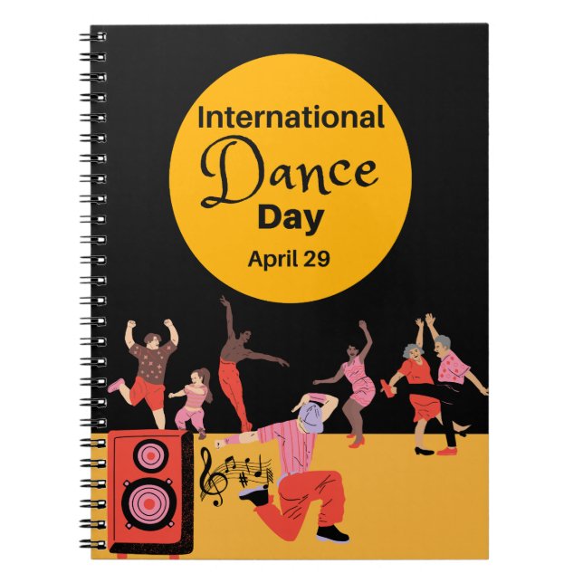 International Dance Day | World Dance Day Notebook (Front)