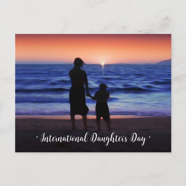 International Daughter's Day Postcard (Front)