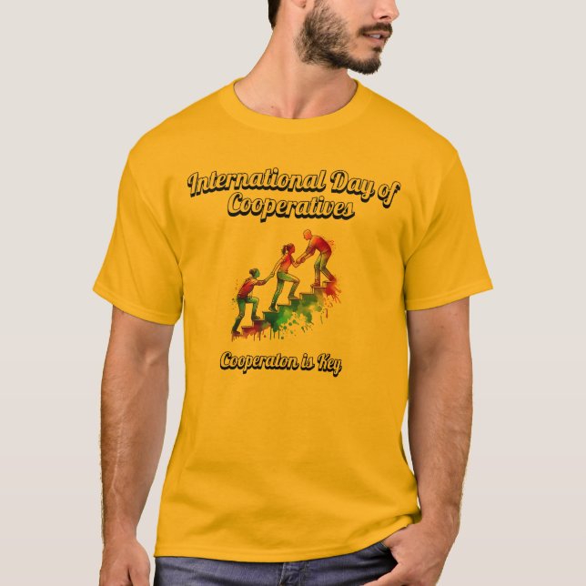International Day of Cooperatives.  T-Shirt (Front)