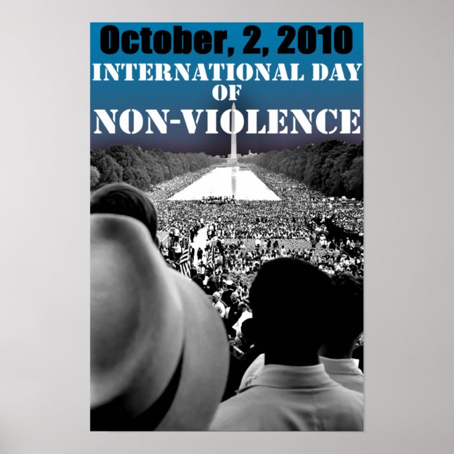 INTERNATIONAL DAY OF NON-VIOLENCE POSTER (Front)