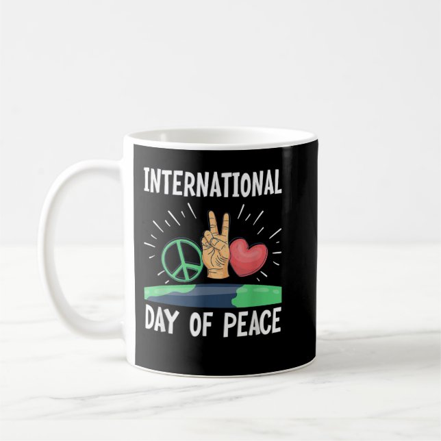 International Day Of Peace United Nations Coffee Mug (Left)