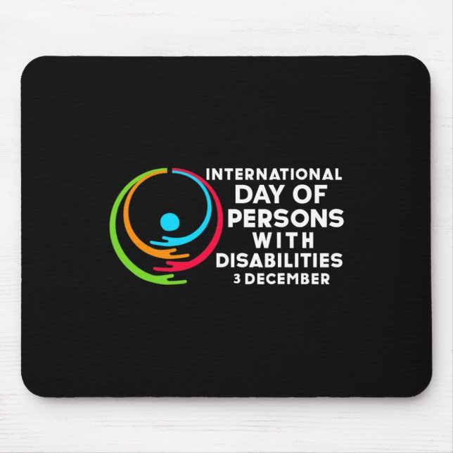 International Day of Persons with Disabilities 7 Mouse Pad (Front)
