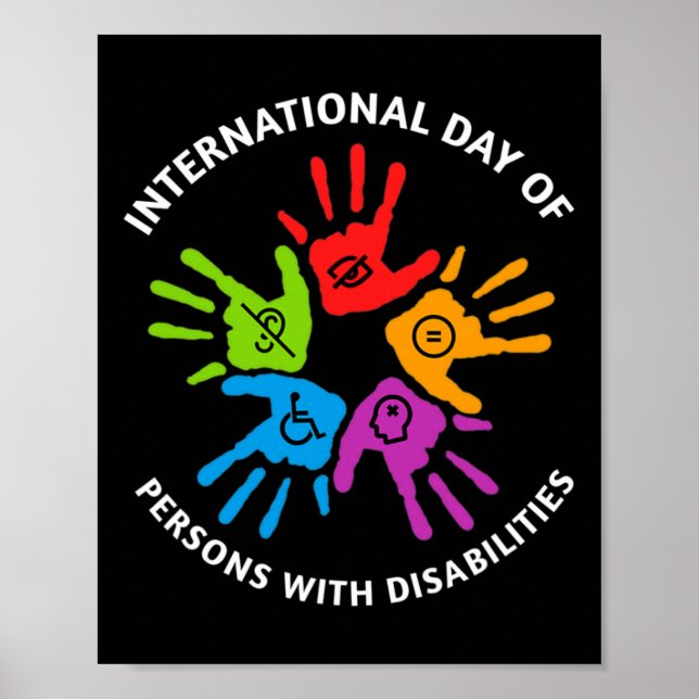 International Day of Persons with Disabilities 9 Poster (Front)