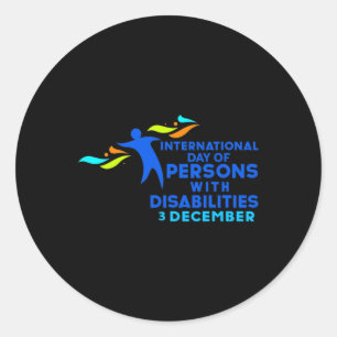 International Day of Persons with Disabilities  Classic Round Sticker