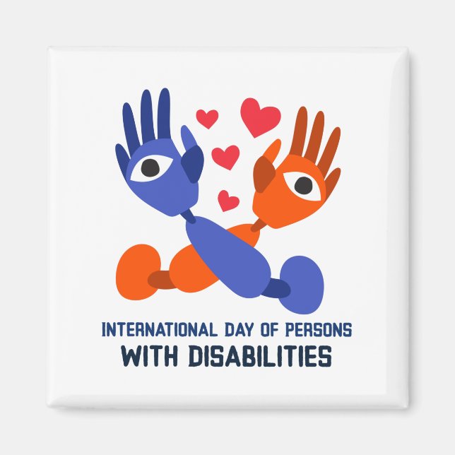 International Day of Persons with Disabilities Magnet (Front)
