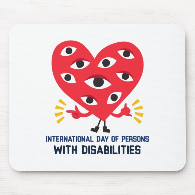 International Day of Persons with Disabilities Mouse Pad (Front)