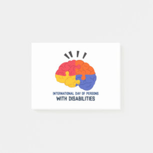 International Day of Persons with Disabilities Post-it Notes
