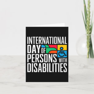International Day Of Persons With Disabilities Pre Card