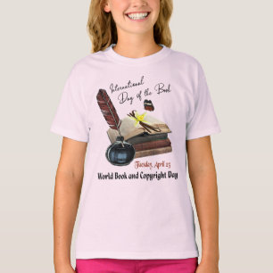 International Day of The Book,  World Book Day T-Shirt