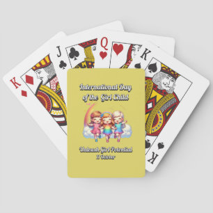 International Day of the Girl. Girl Potential. Playing Cards