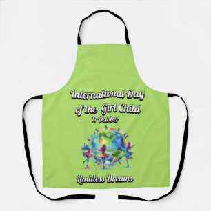 International Day of the Girl. Limitless Dreams. Apron