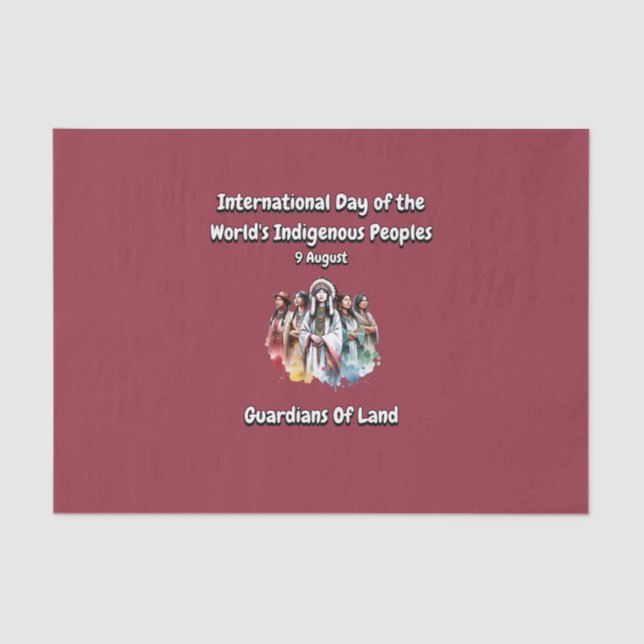 International Day of the World's Indigenous People Tissue Paper (Front)