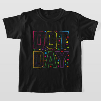 international dot day 2025 kids girls T-Shirt
