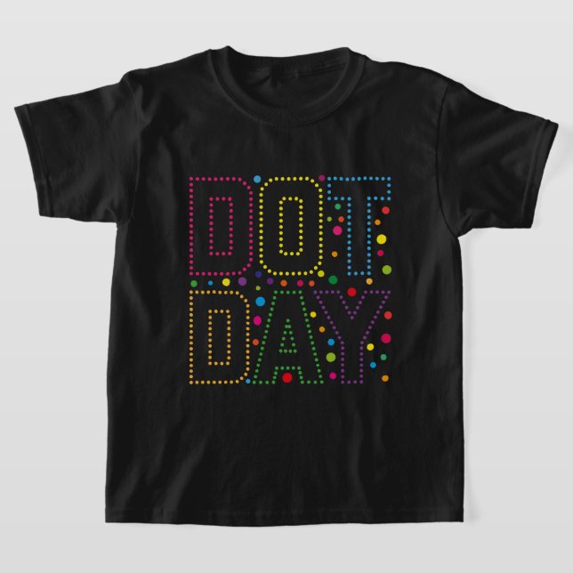 international dot day 2025 kids girls T-Shirt (Laydown)