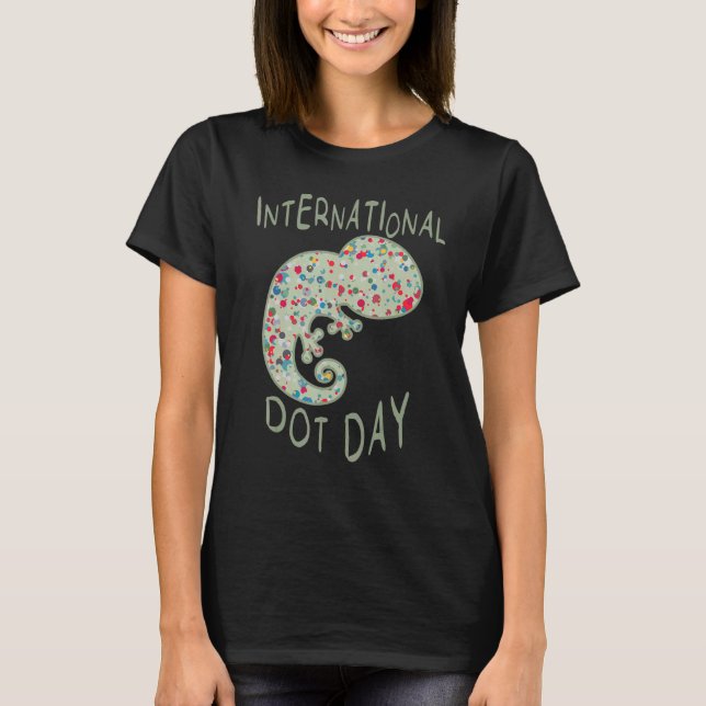 International Dot Day Creative Colourful Dot Kids  T-Shirt (Front)