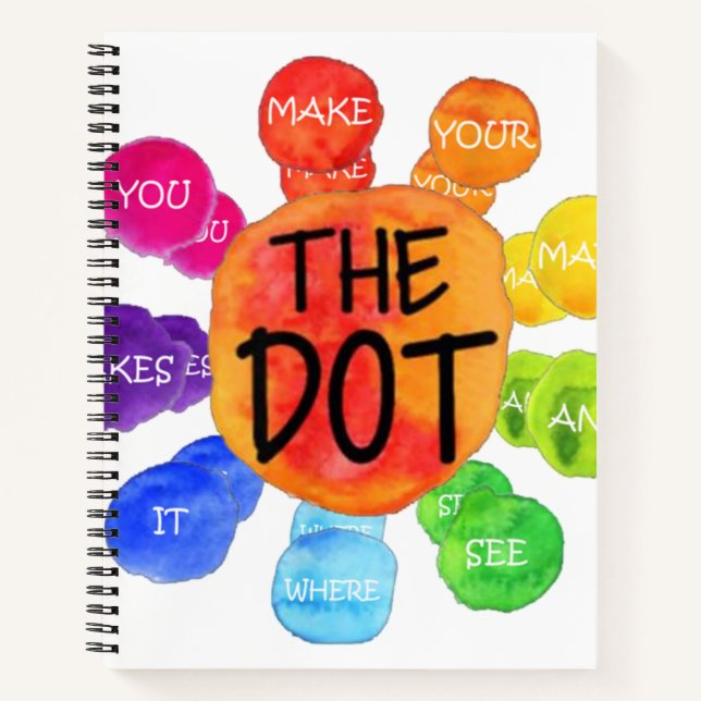 International dot day  notebook (Front)