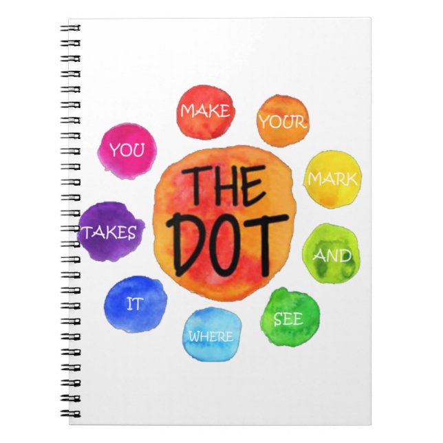 International dot day  notebook (Front)