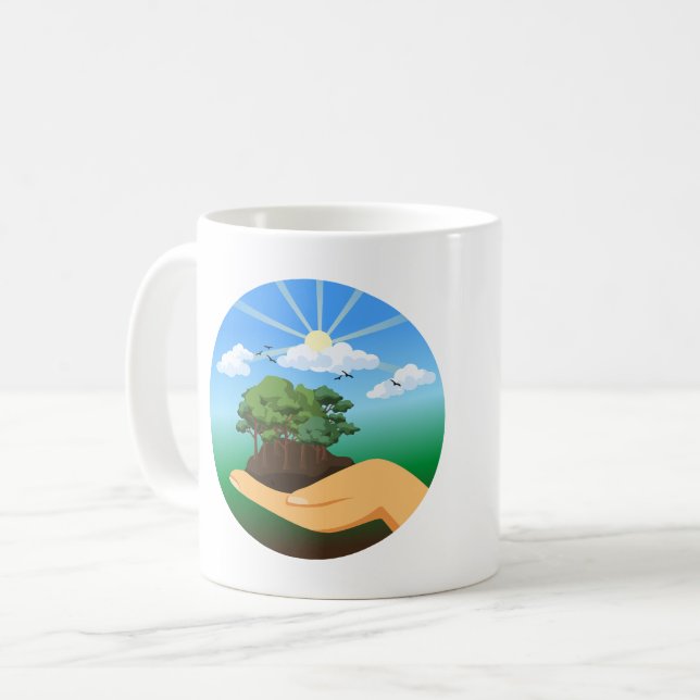International Earth Day Coffee Mug (Front Left)