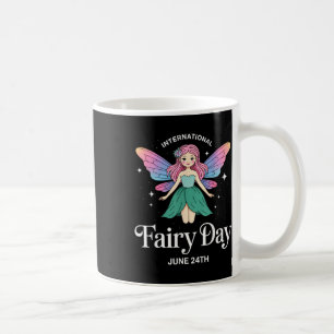 International Fairy Day June 24th Fairy Fantasy Lo Coffee Mug