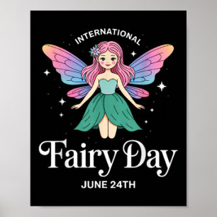 International Fairy Day June 24th Fairy Fantasy Lo Poster